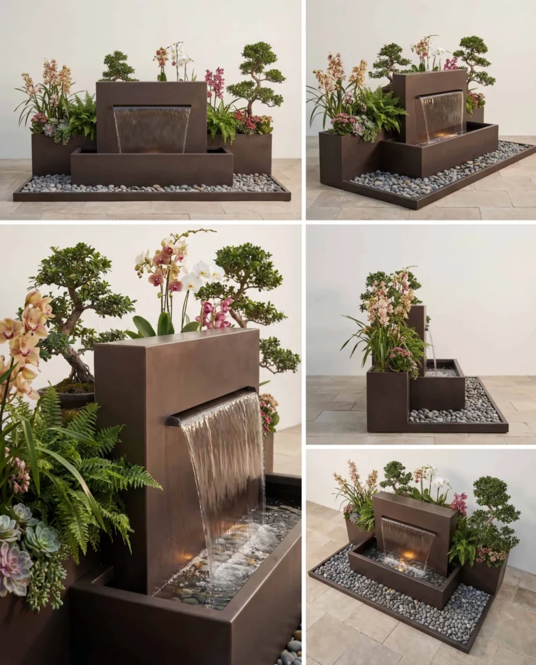 DS100 Architectural Garden Waterfall outdoor waterfall water feature