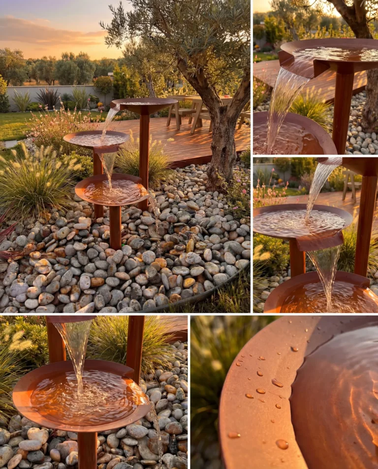 DW300 Three-Stage Sculptural Garden Sprinkler outdoor waterfall water feature