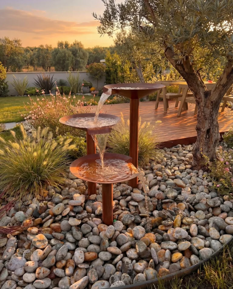 DW300 Three-Stage Sculptural Garden Sprinkler outdoor waterfall water feature