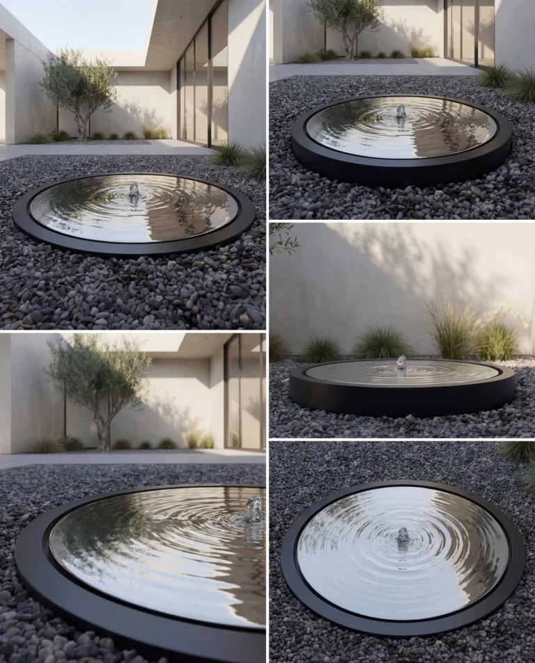 KOYS Mirror Disc Architectural Ornamental Pool outdoor waterfall water feature