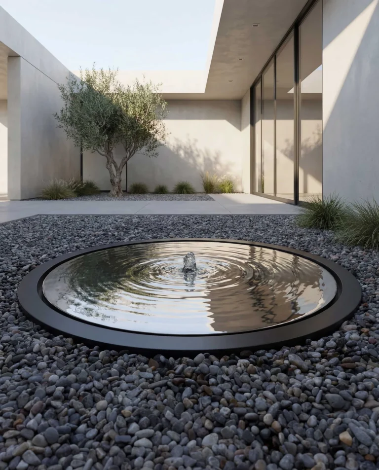KOYS Mirror Disc Architectural Ornamental Pool outdoor waterfall water feature