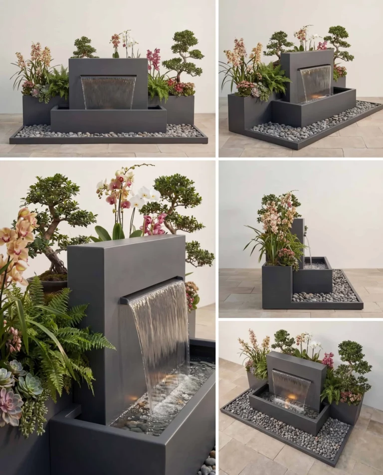 DS100 Architectural Garden Waterfall outdoor waterfall water feature
