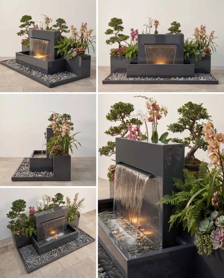 DS100 Architectural Garden Waterfall outdoor waterfall water feature