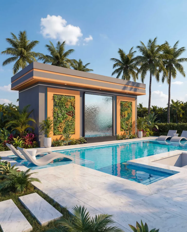 SPA Real Mirror Water Curtain outdoor waterfall water feature